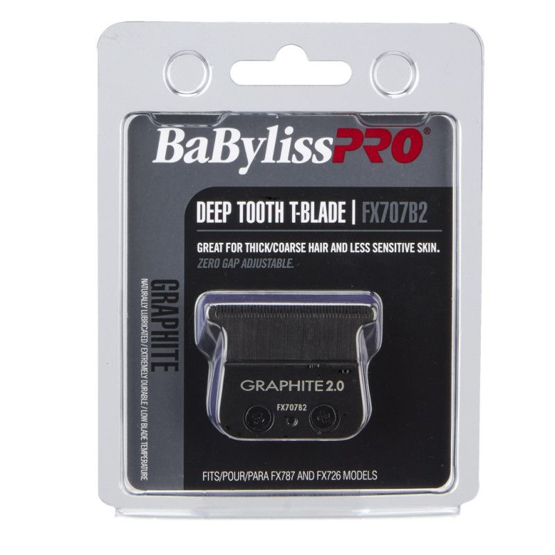 BabylissPro Black Deep Tooth Replacement 2.0  Trimmer Blade - FX707B2
