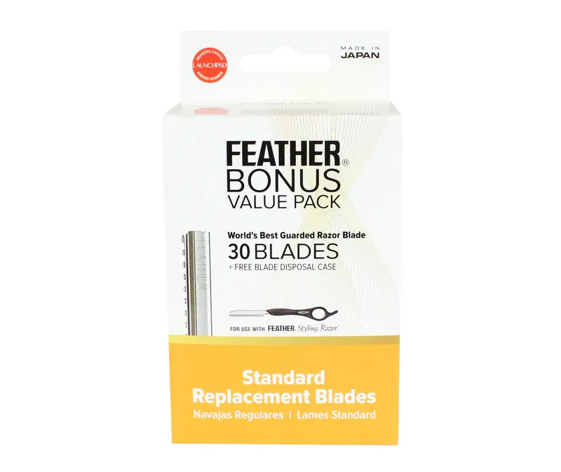 Feather Bonus Value Pack Standard Replacement Blades