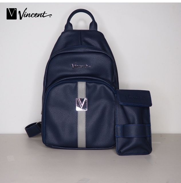 Vincent Shoulder Bag (Navy)