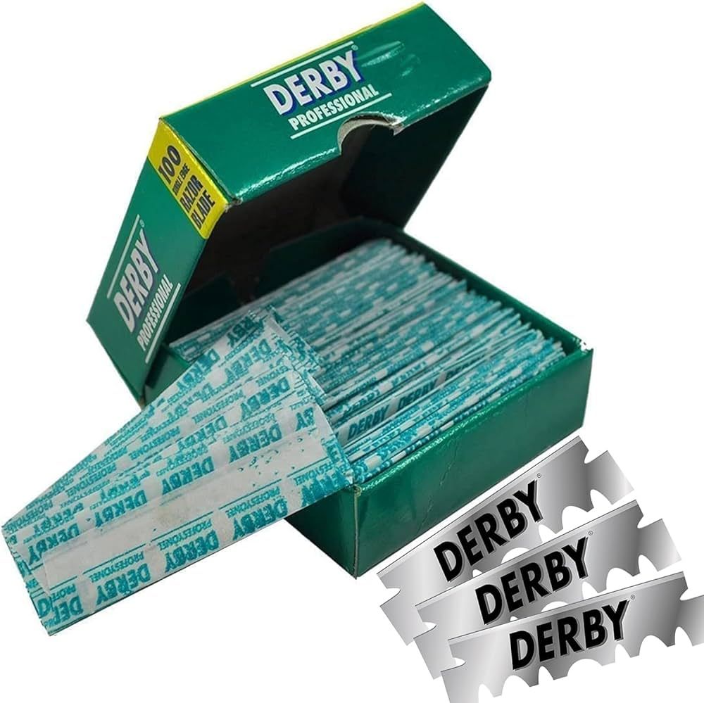 Derby Professional Single Edge Razor Blades- Green Derby Professional Single Edge Razor Blades- Green