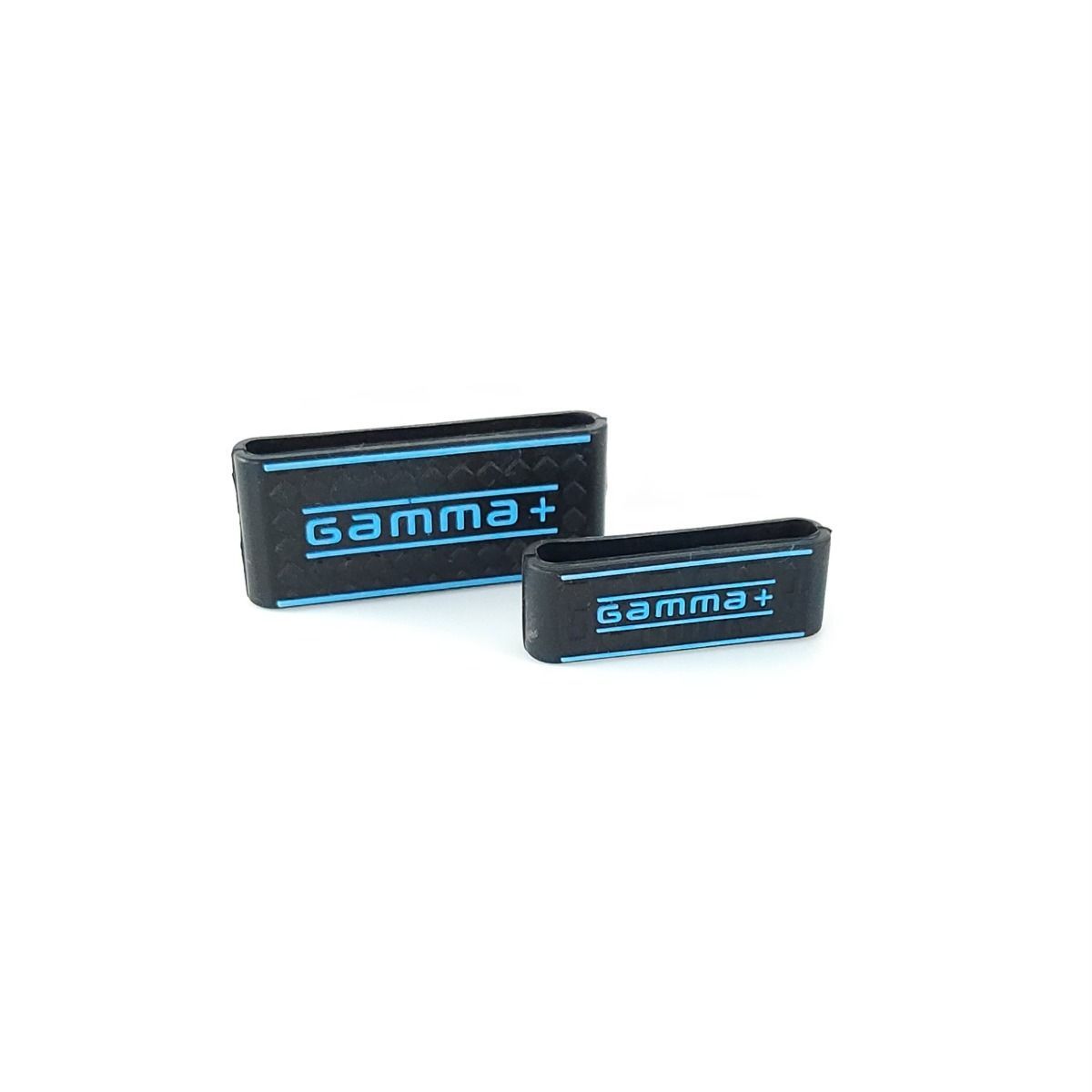 Gamma+ Clipper and Trimmer Grip Band Set of 2 - Black/Blue