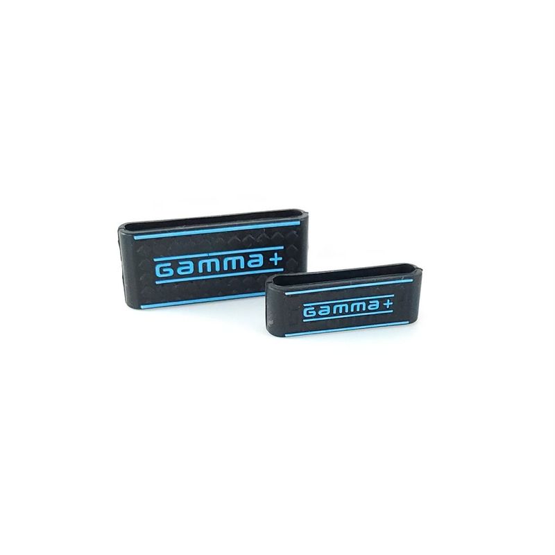 Gamma+ Clipper and Trimmer Grip Band Set of 2 - Black/Blue Gamma+ Clipper and Trimmer Grip Band Set of 2 - Black/Blue