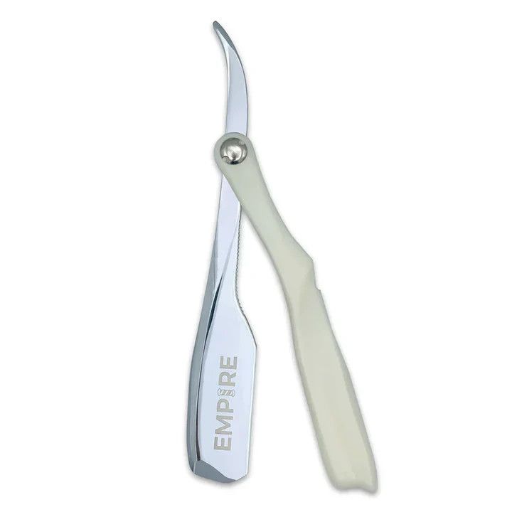 Empire  975 Kamisori White / Steel Folding Razor