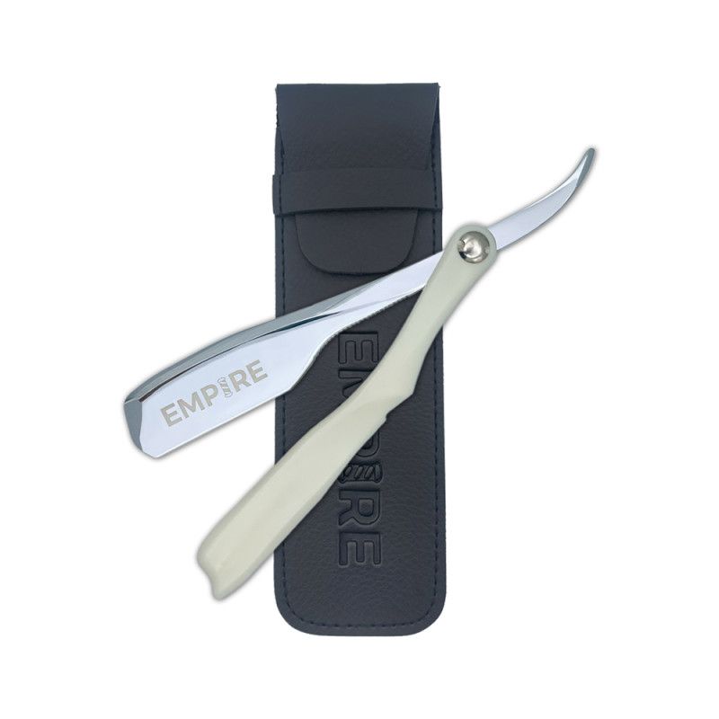 Empire  975 Kamisori White / Steel Folding Razor
