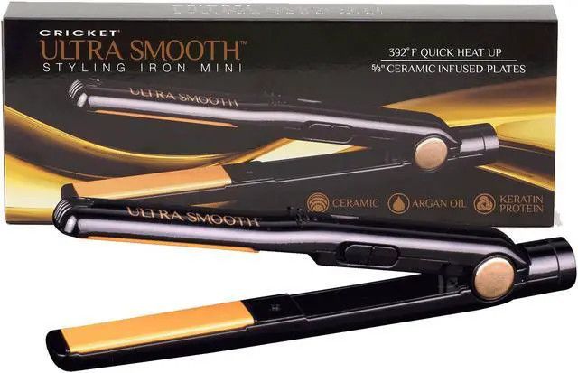 Cricket Ultra Smooth Styling Iron Mini- Black