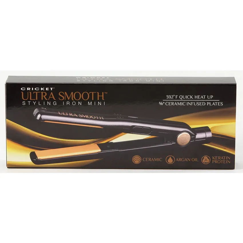 Cricket Ultra Smooth Styling Iron Mini- Black