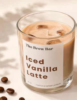 Iced Vanilla Latte Scented Candle