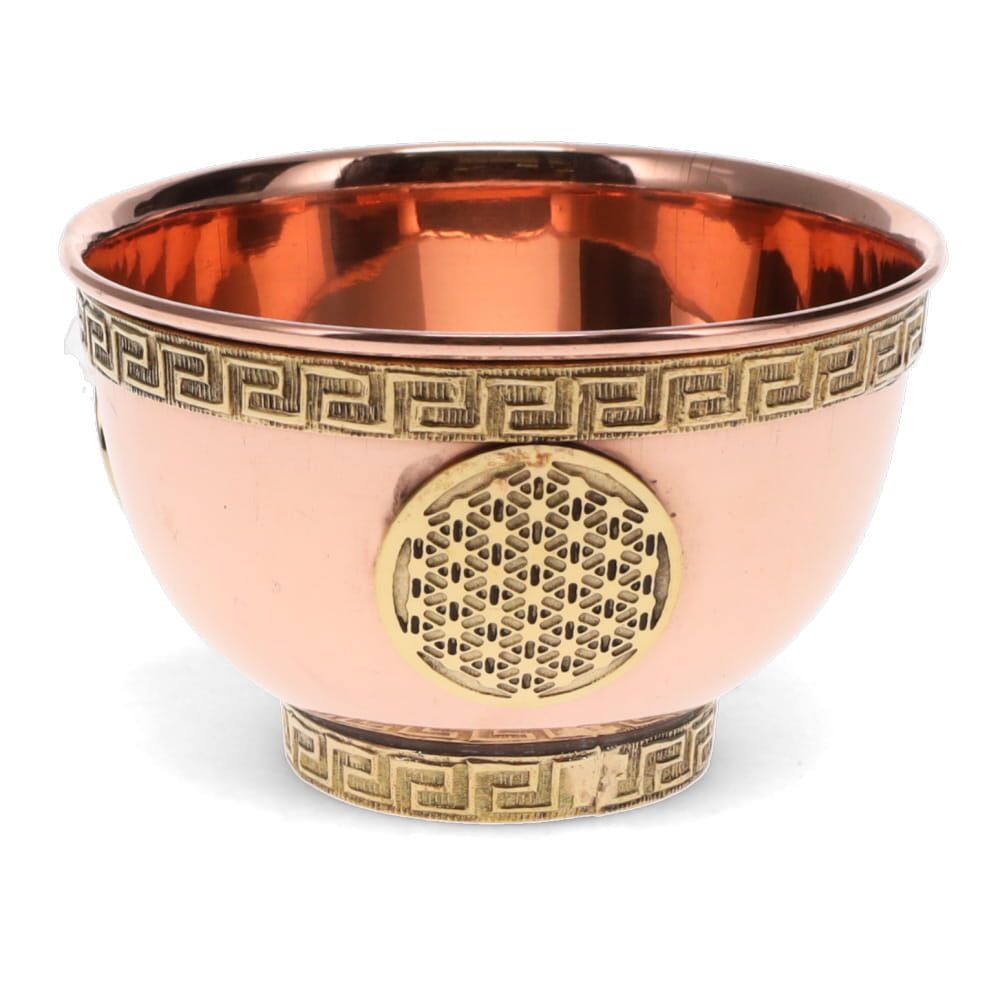 Copper offering bowl