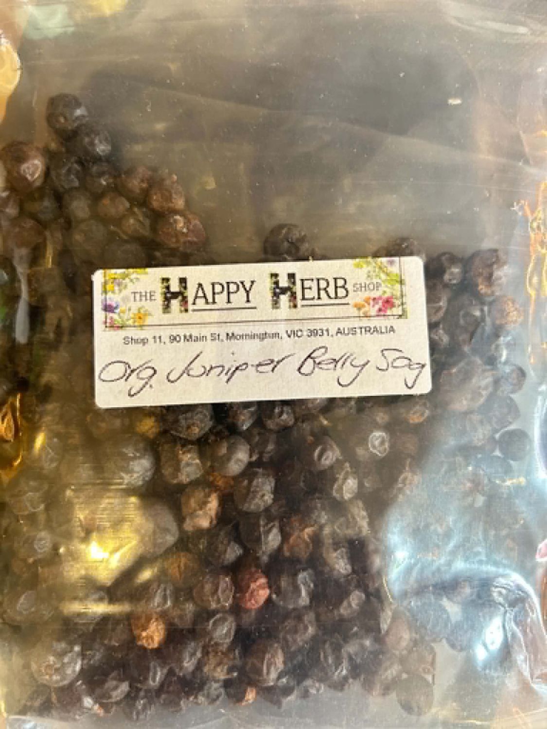 Organic Juniper Berry 50g BB 12/27