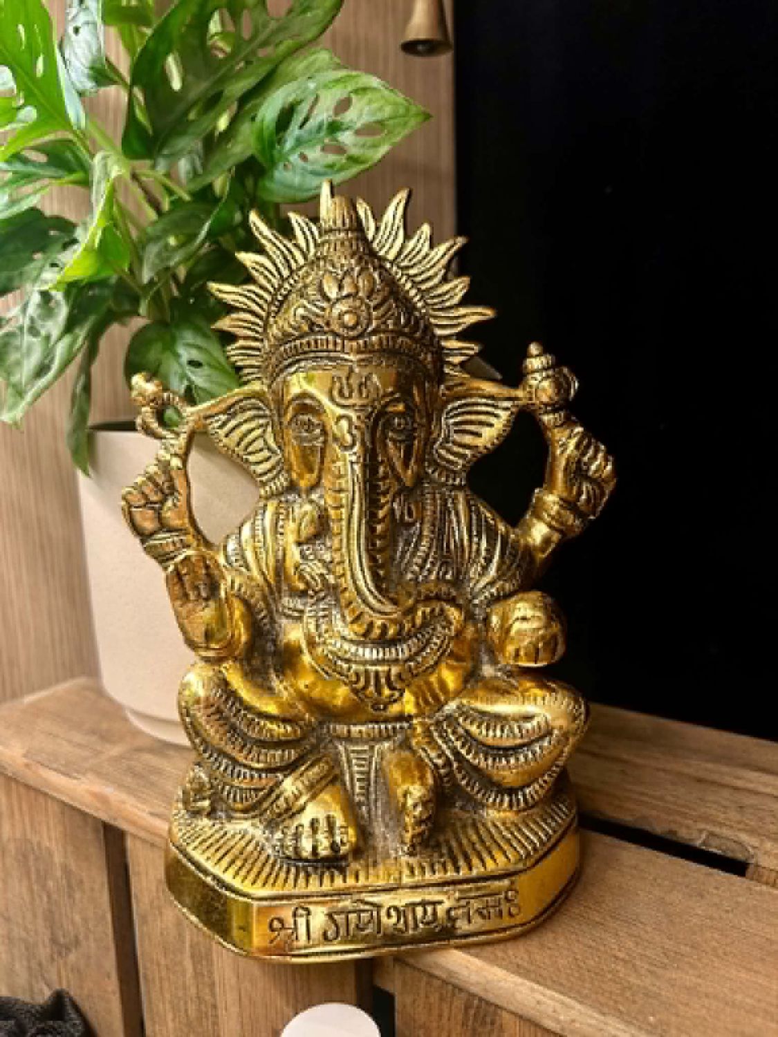 STATUE - Ganesh Gold