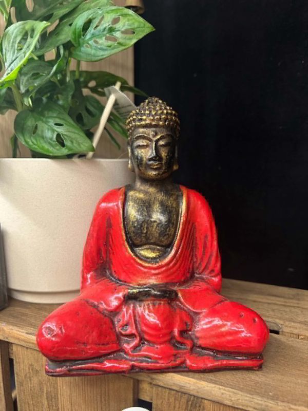 Buddha Statue Red