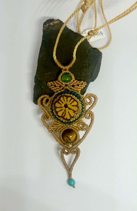 Peruvian Ayahuasca macrame Jewellery