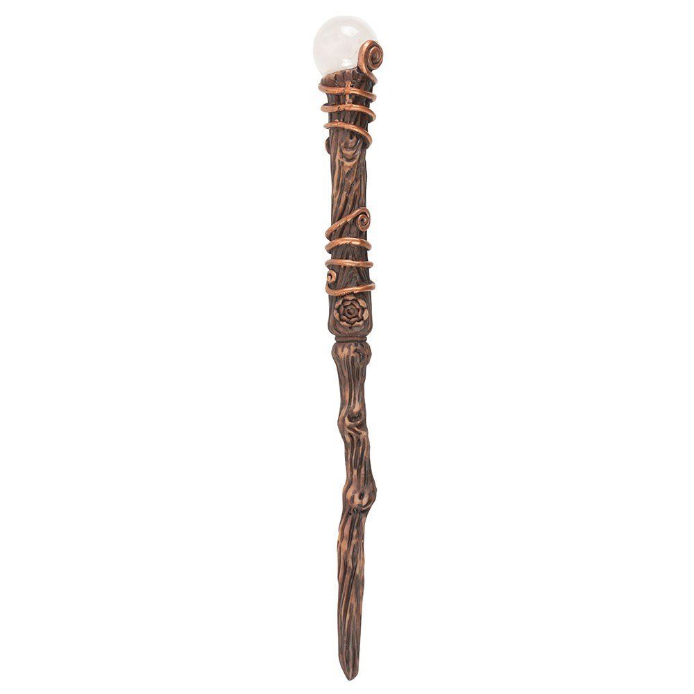 Energy Clearing Aura Quartz Crystal Wand