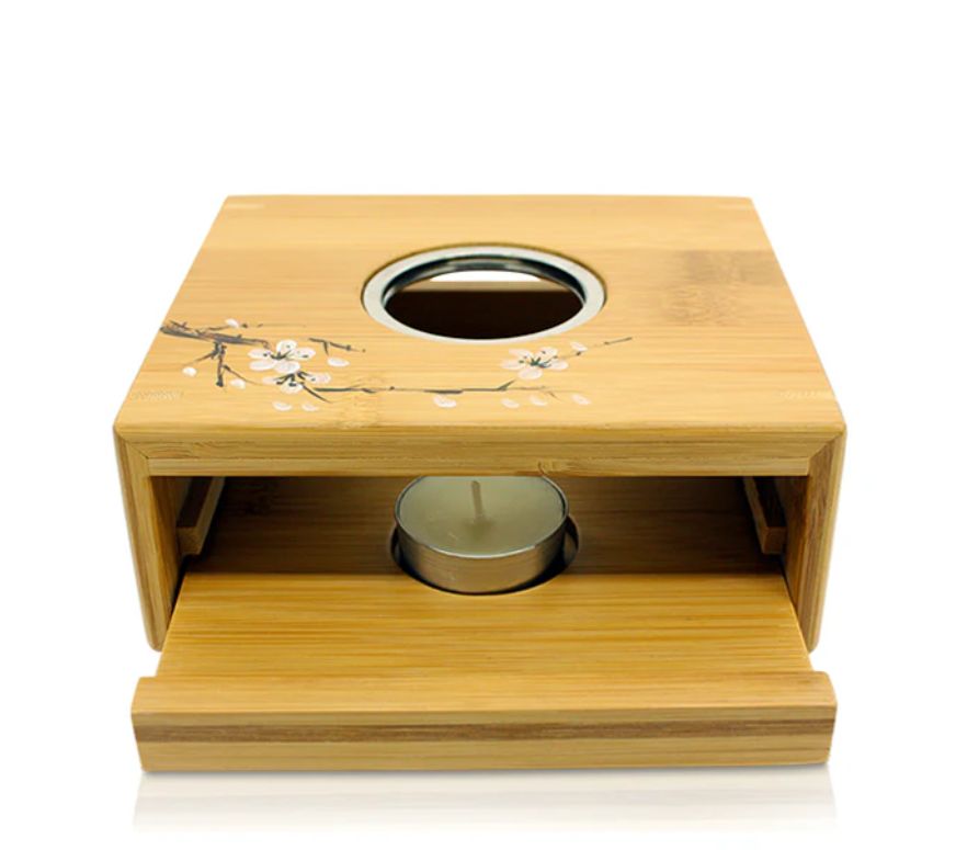 Bamboo Teapot Warmer (with Cherry Blossom)