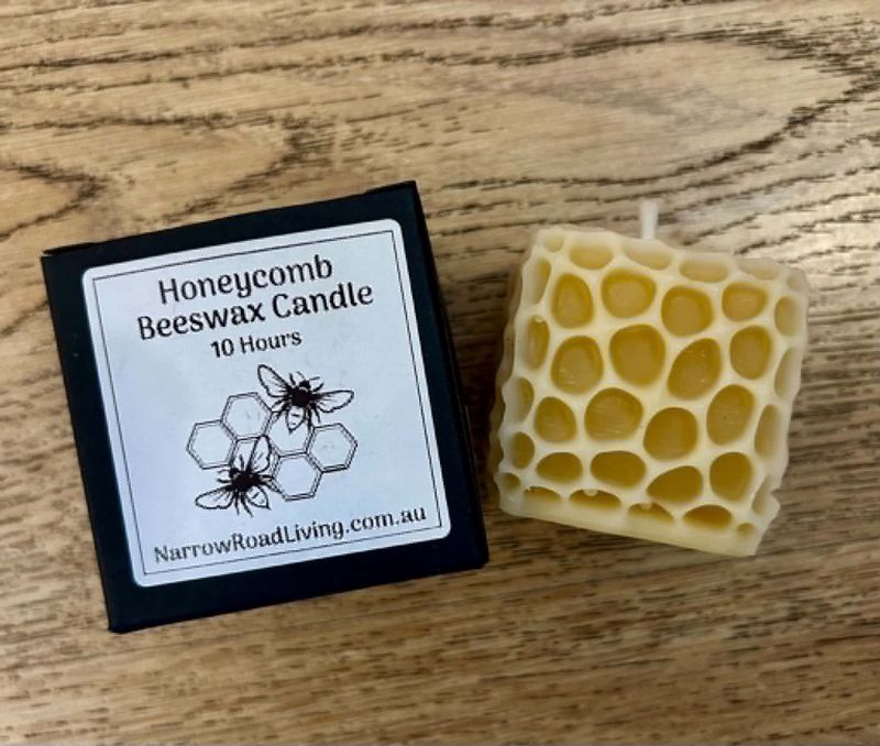 Honeycomb B'wax Cube Candle