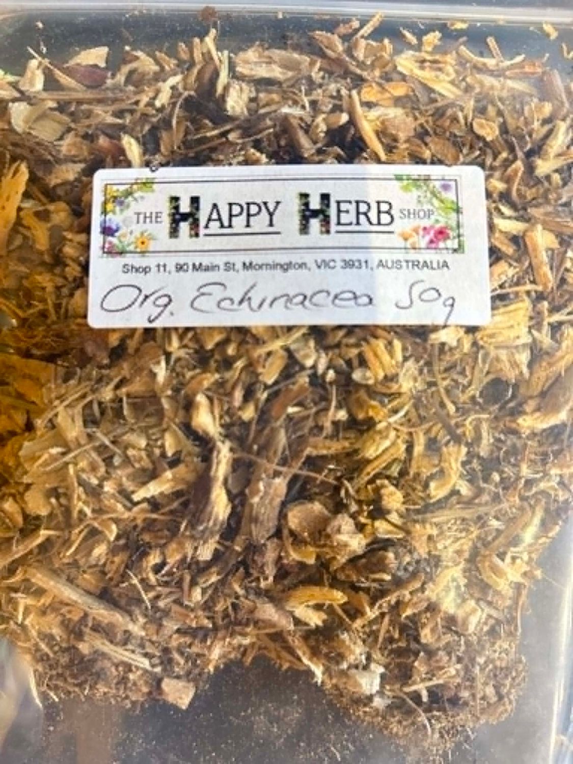 Organic Echinacea ROOT 50g BB 02/29