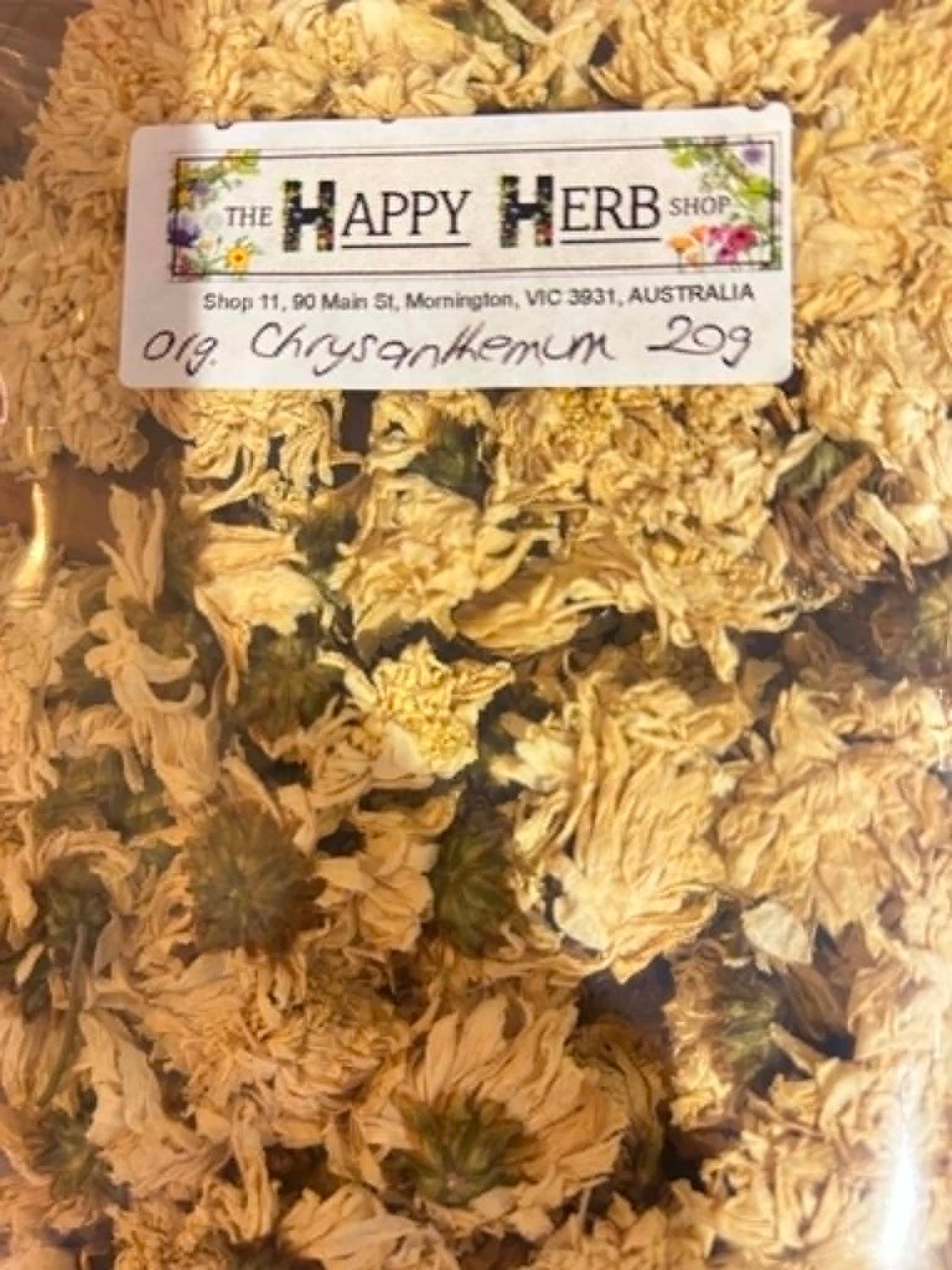 Organic Chrysanthemum 20g - BB 06/28