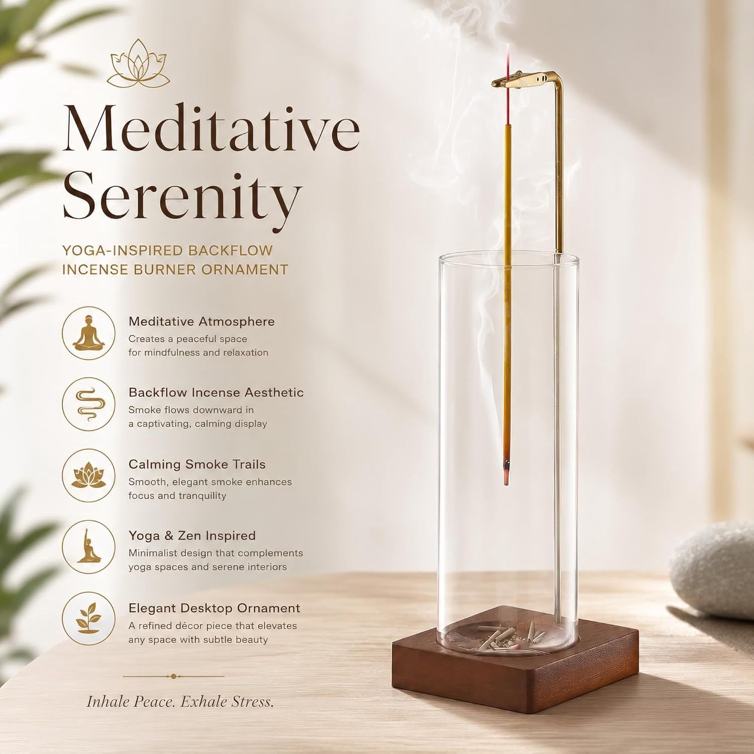 Upside Down incense holder