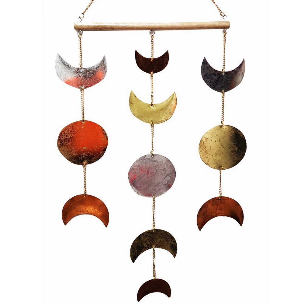 WALL HANGING - Metallic Moon Phases
