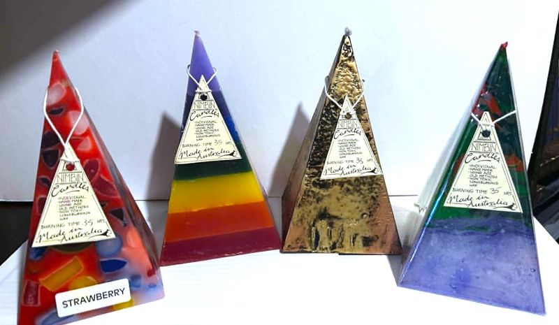 Nimbin Pyramid candles 35hr