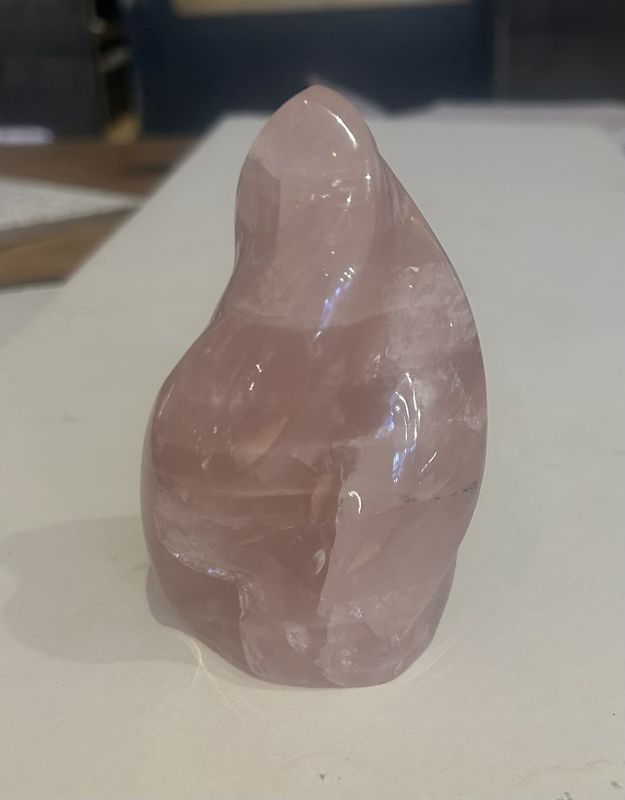 FLAME SHAPE - ROSE QUARTZ