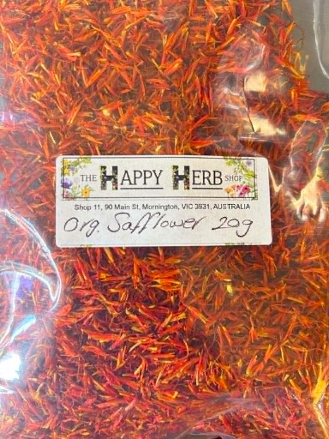 Organic Safflower 20gBB 10/28