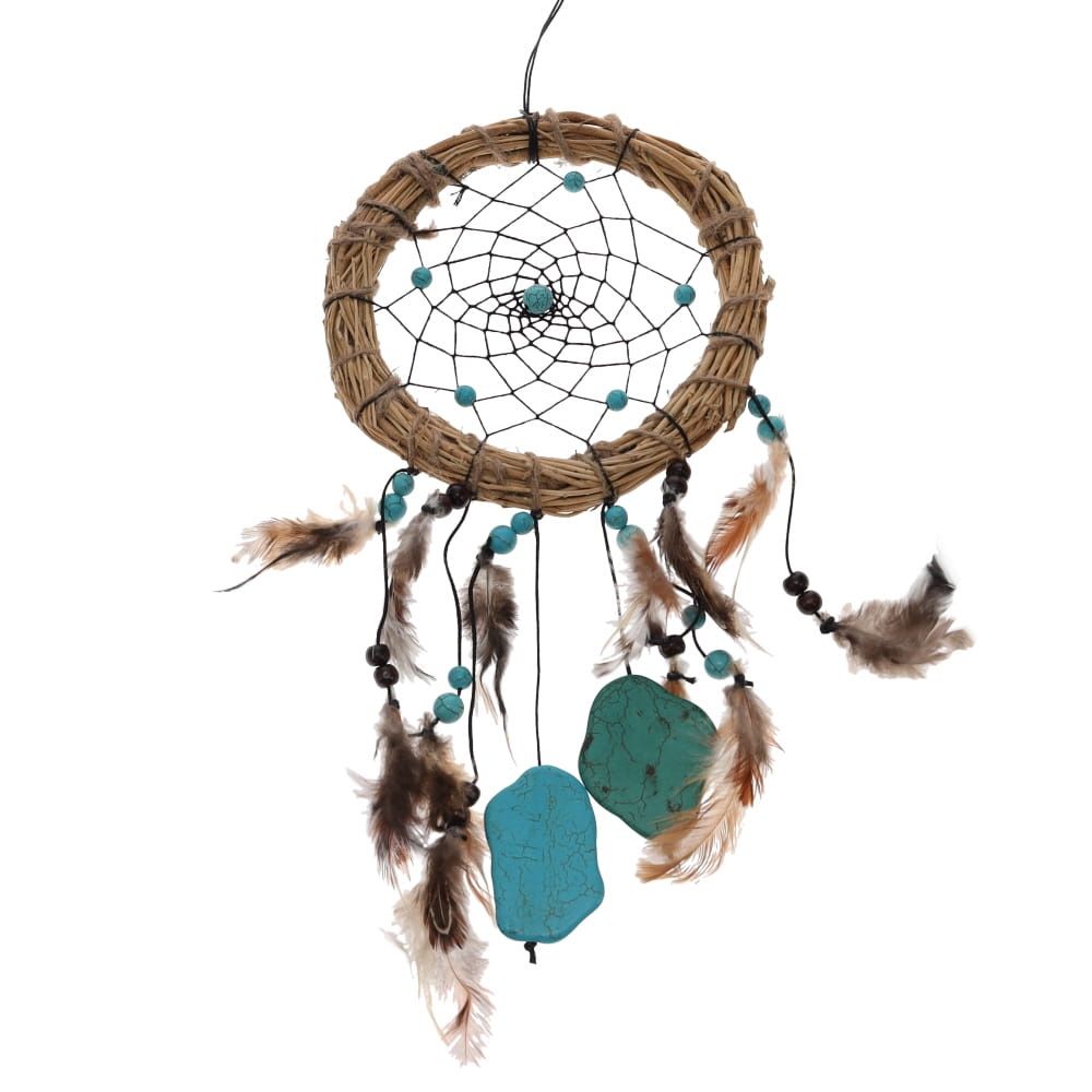 Door Hanging Wreath with Turquoise coloured gem