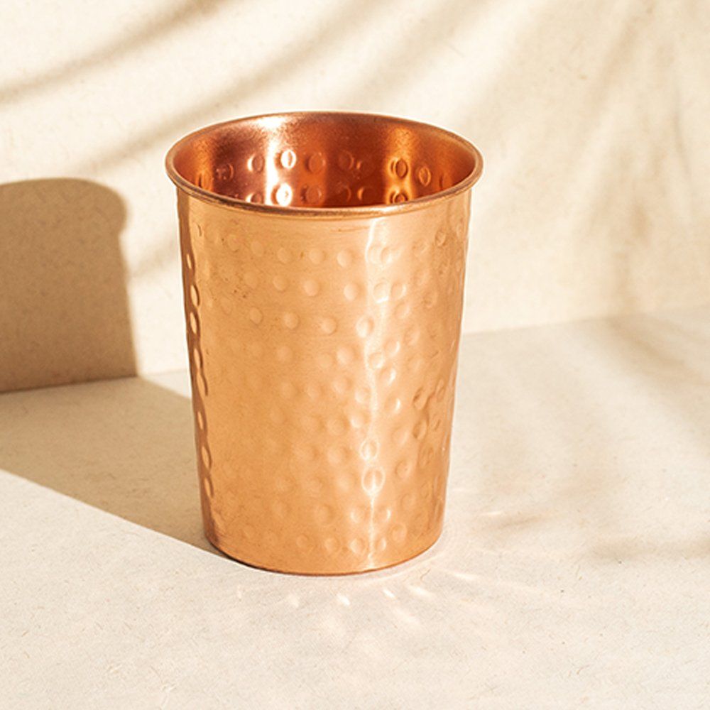 Hammered Copper Tumbler 300 ml