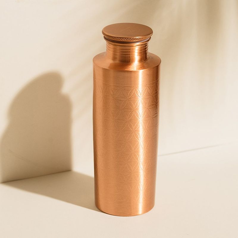 Flower of Life Copper Bottle 700 ml