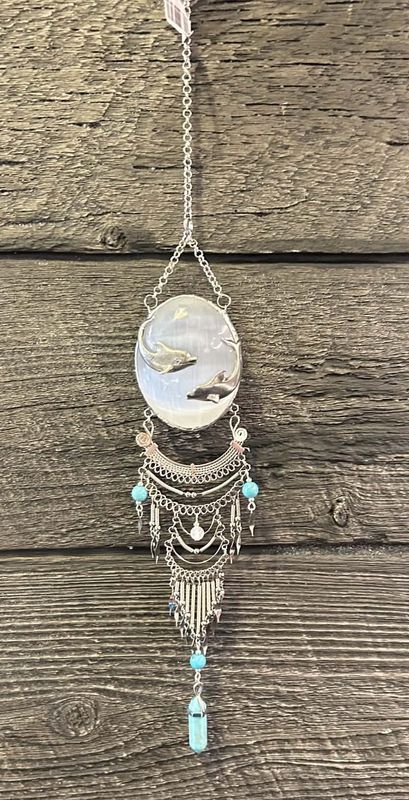 Hanging Oval suncatcher