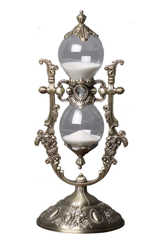 Vintage Looking 15 Minute Hourglass