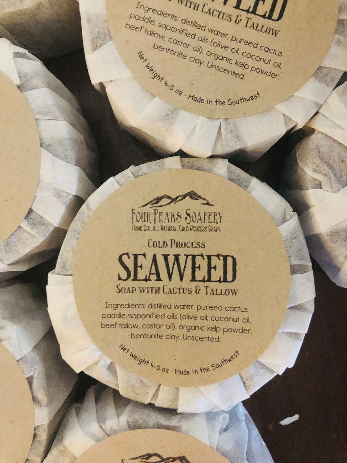 Seaweed Cold Process Soap