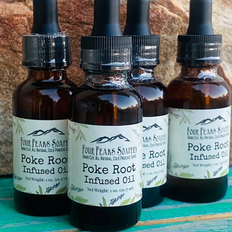 Poke Root Infused Herbal Oil