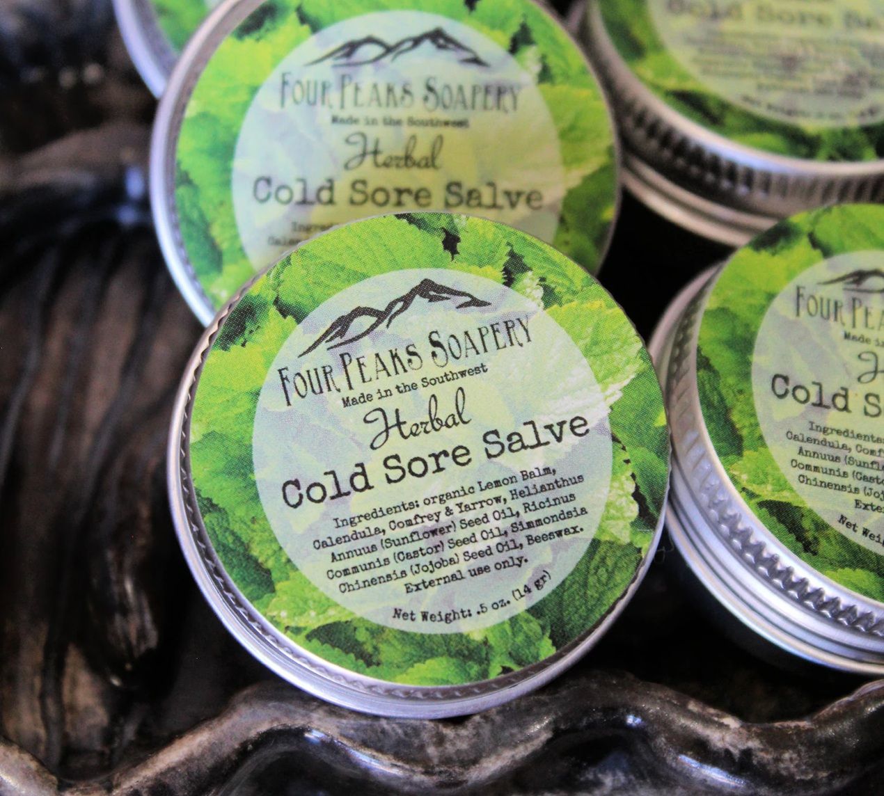 Lemon Balm Herbal Lip Salve