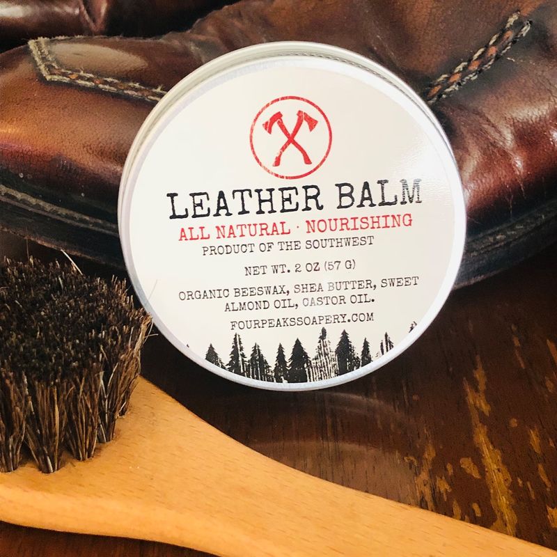 All Natural Leather Conditioner: Nourishing Simple Ingredients (2 and 4 oz)