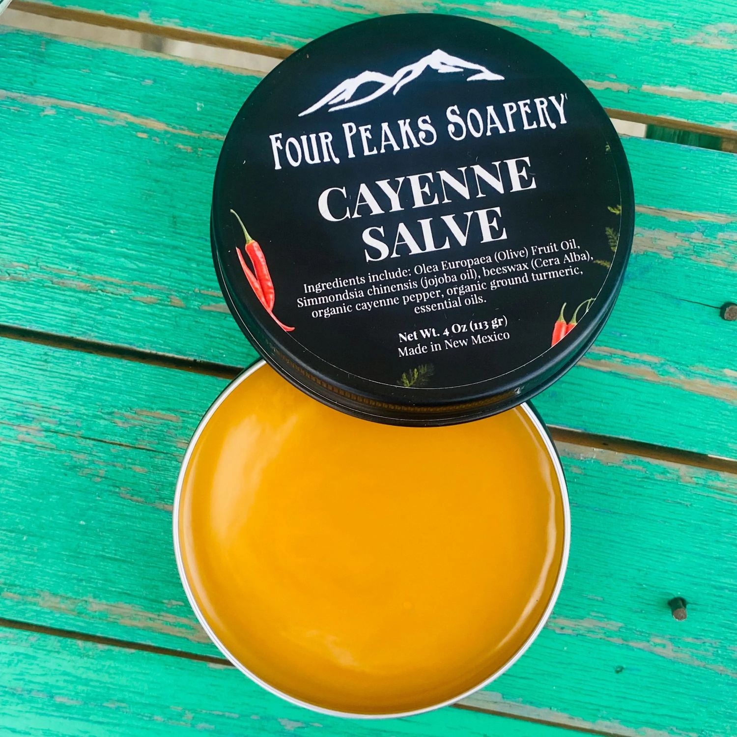 Cayenne Pepper Salve | Capsaicin Salve | 4 oz  Reusable Tin