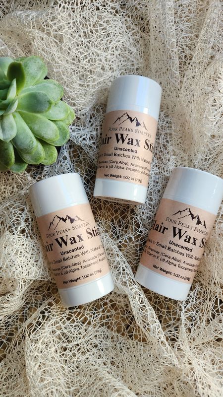 Natural Hair Wax Stick for Flyaways &amp; Frizz Control