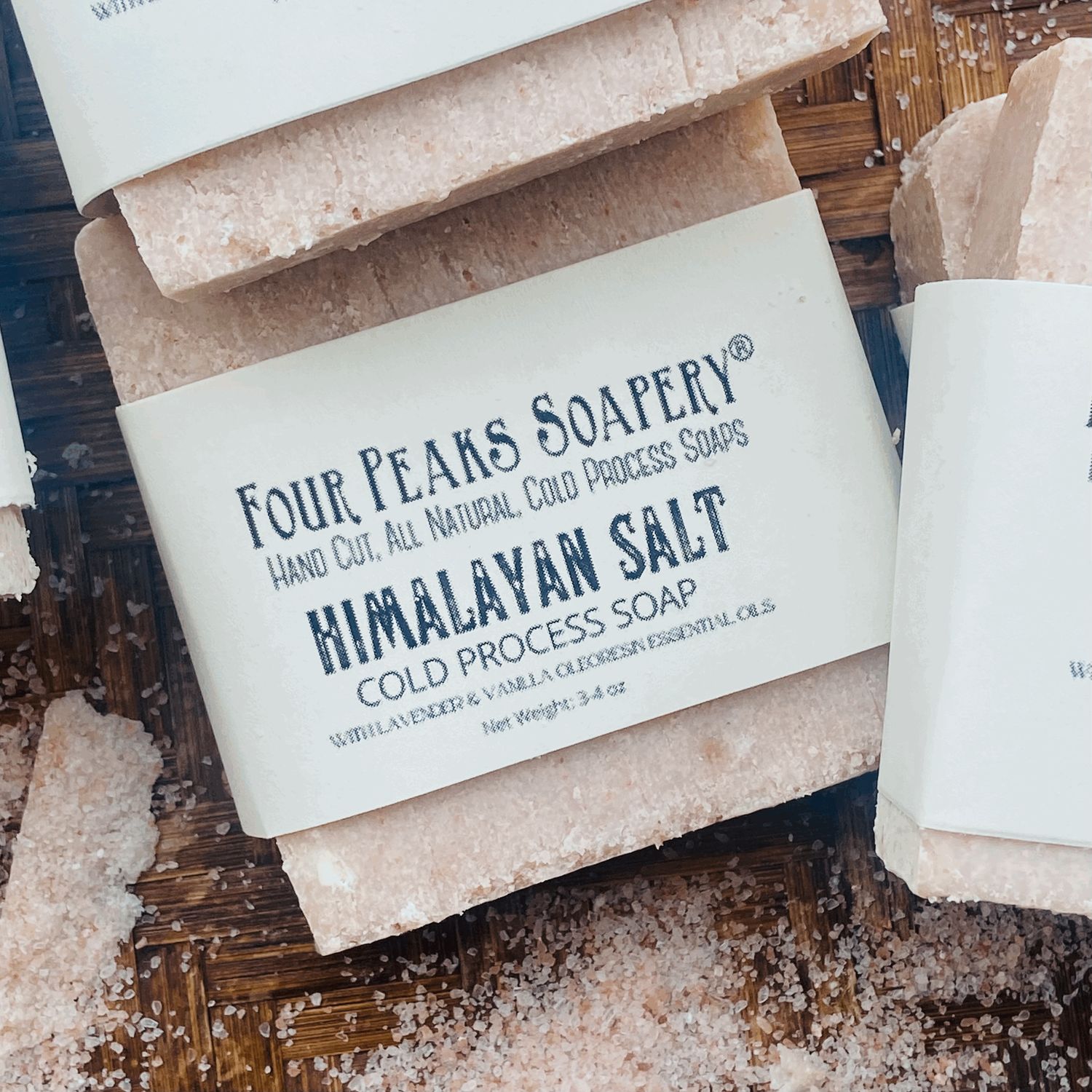 Lavender Vanilla Himalayan Pink Salt Soap Bars