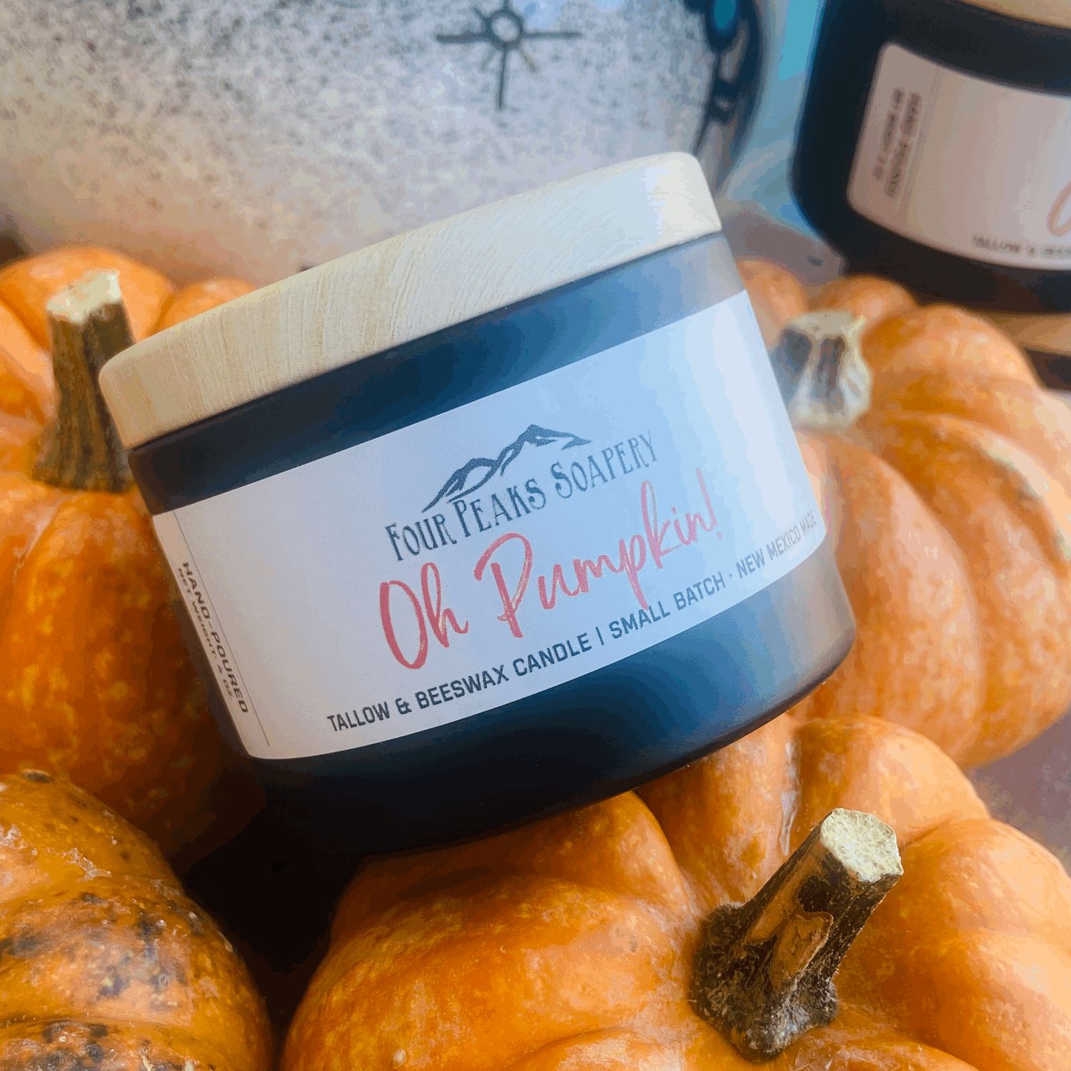 Oh Pumpkin! Tallow and Beeswax Candle