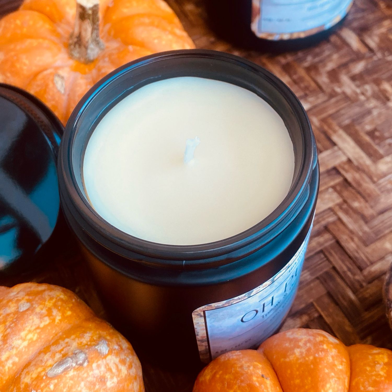 Pumpkin 8 oz Tallow and Beeswax Candle - Gift Ready Pumpkin 8 oz Tallow and Beeswax Candle - Gift Ready