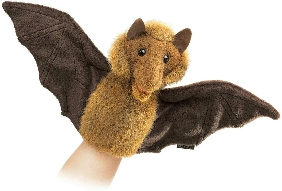 8" Little Brown Bat Puppet