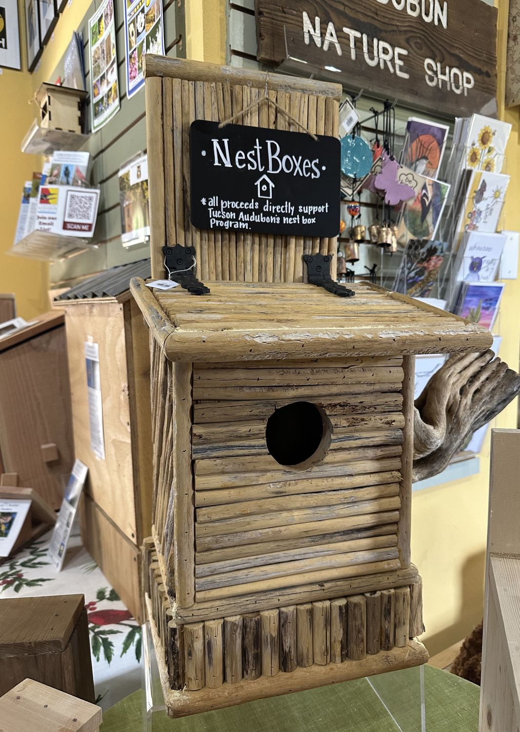 Screech-owl/ Kestrel Nestbox (Created by Fred Dardis) - Fundraiser