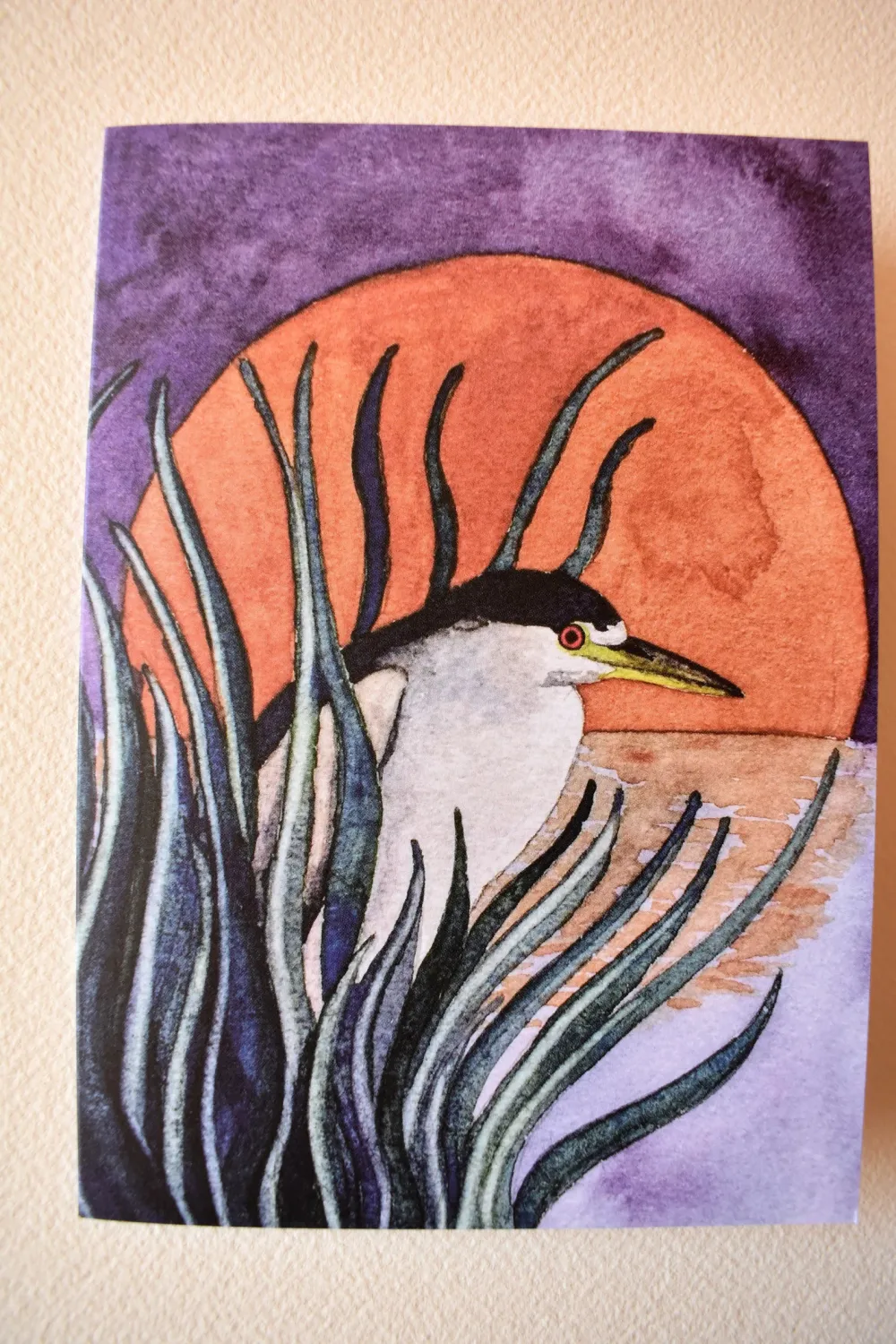 Raebird Creations Blank Greeting Cards, Style: Heron