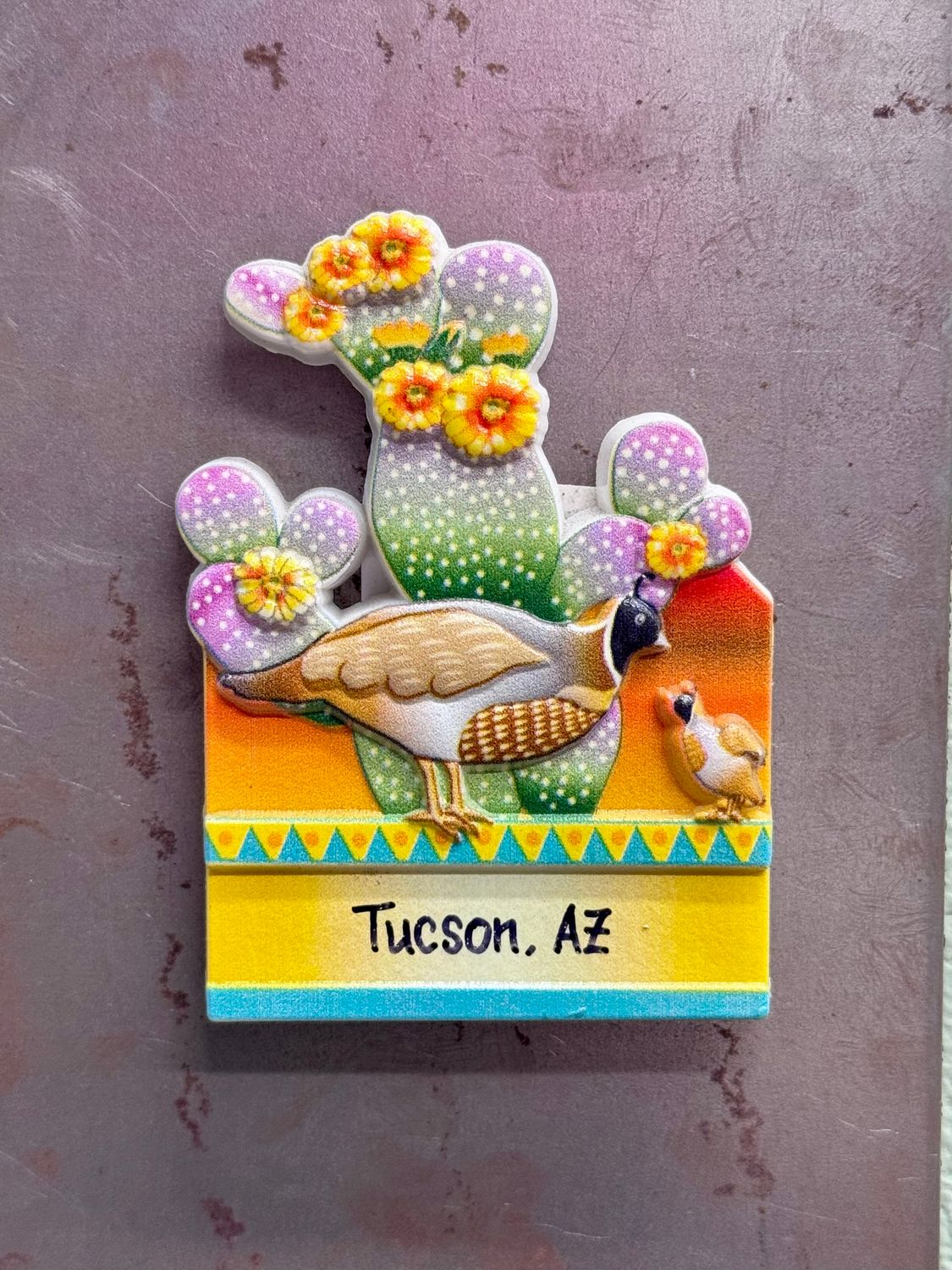 Sculpted Desert Scene Magnet