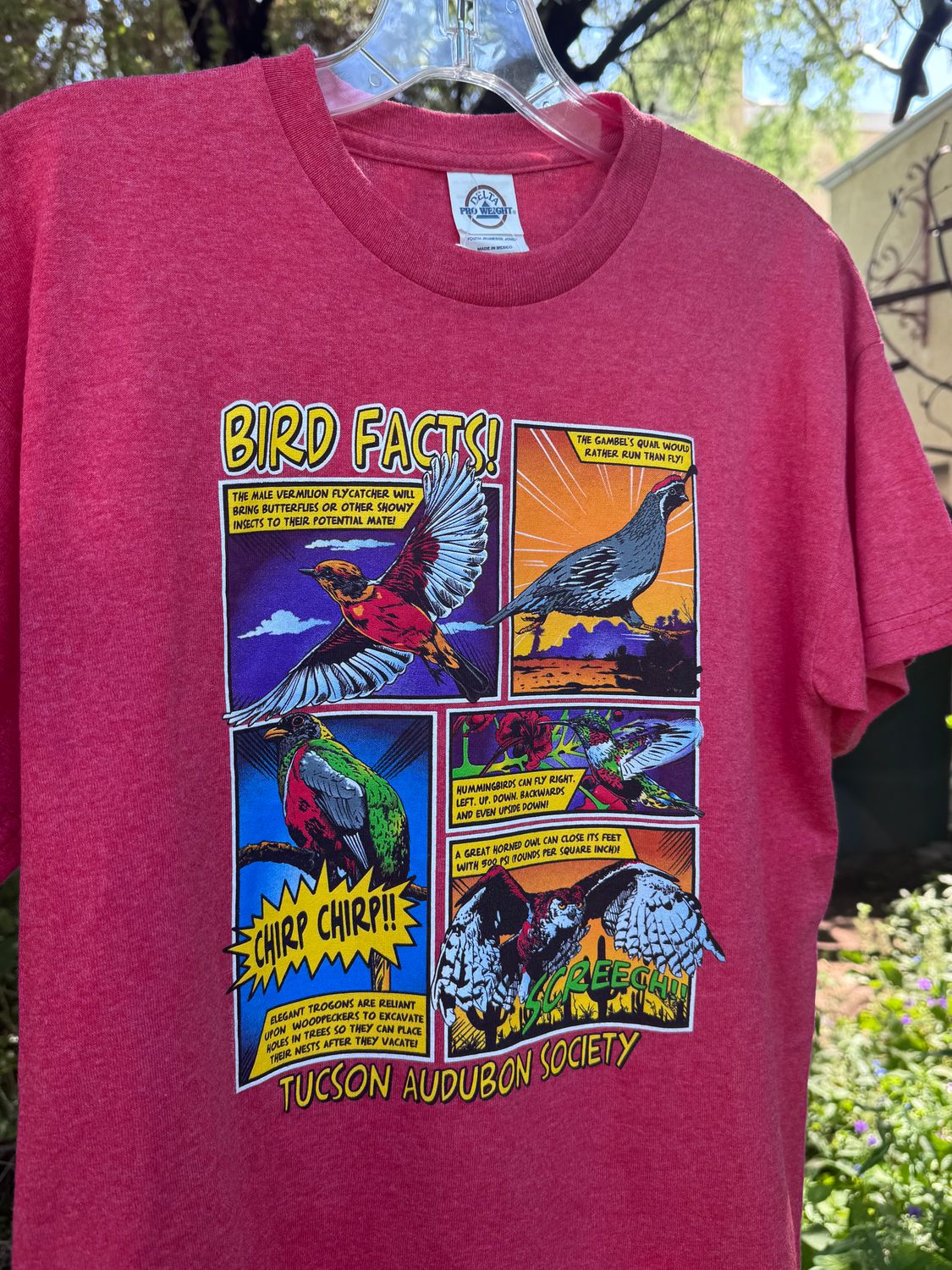 "Bird Facts" Kid's Glow-in-the-Dark Tee