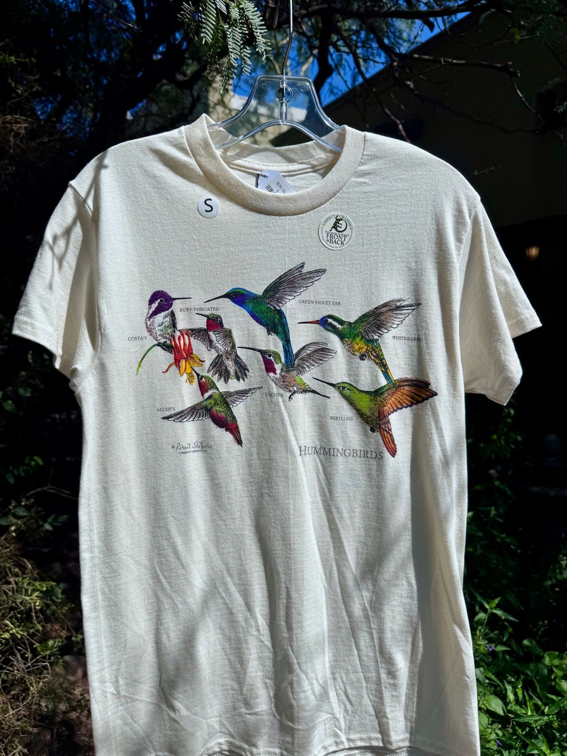 Double-Sided Hummingbird Graphic Tee