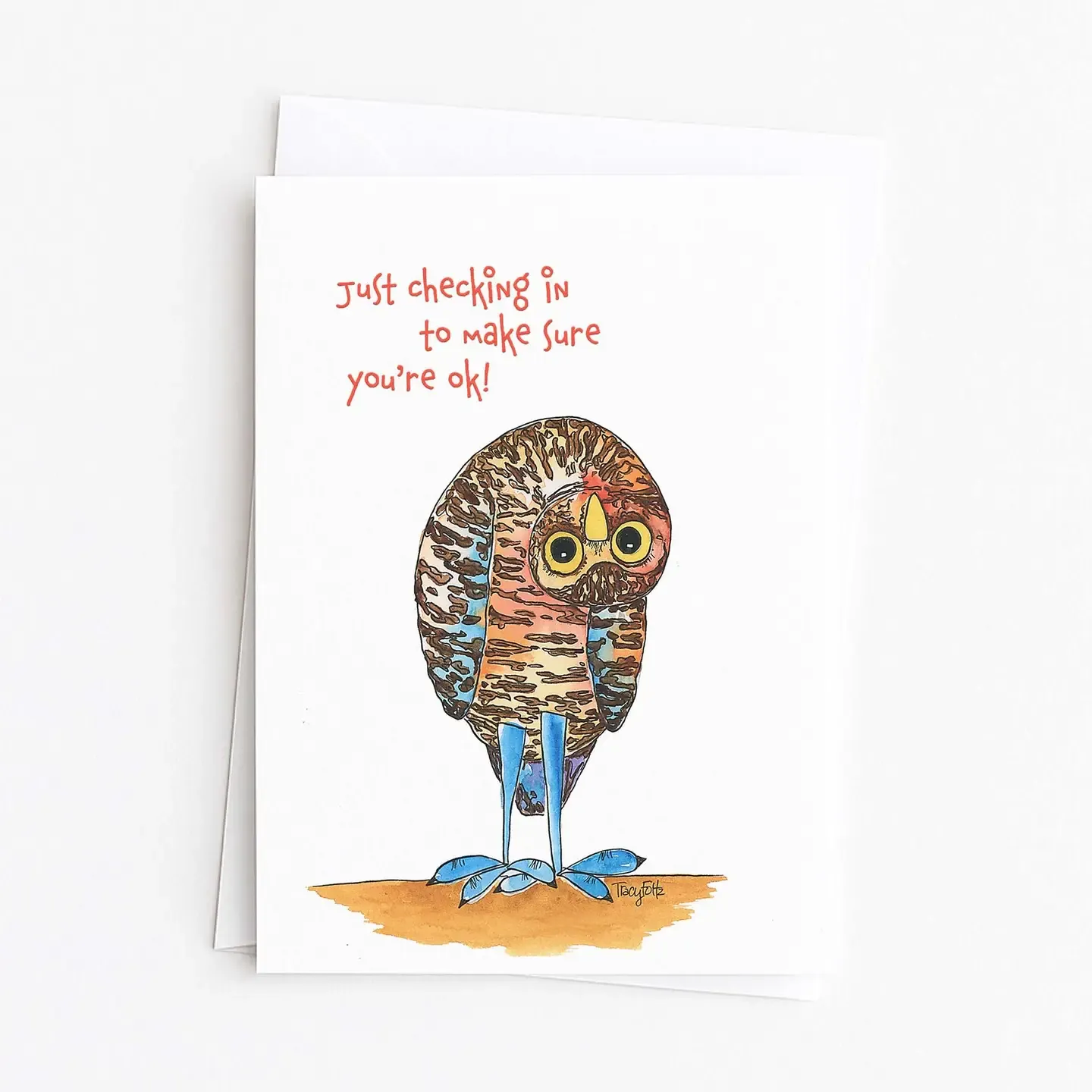 Owl Crazy Upside Down | Miss You Card