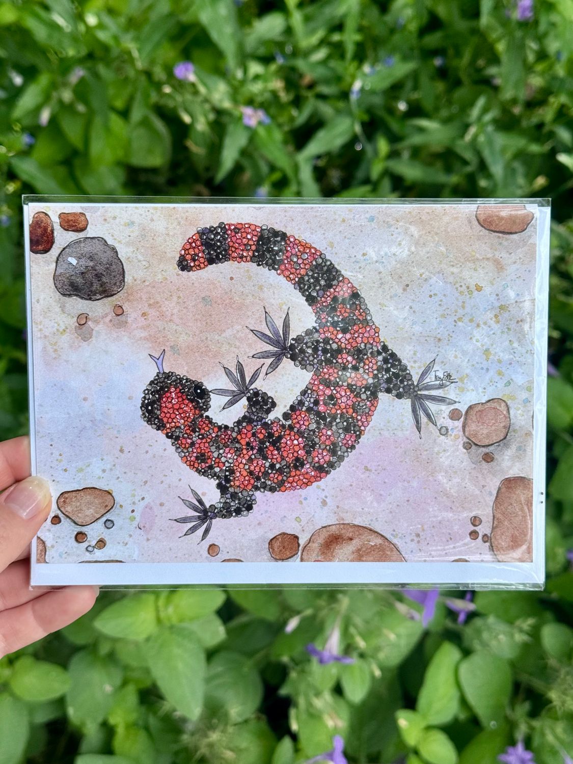 Blank Gila Monster Card