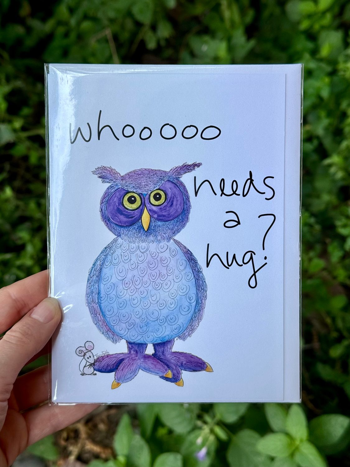 "Who Needs a Hug?" Card