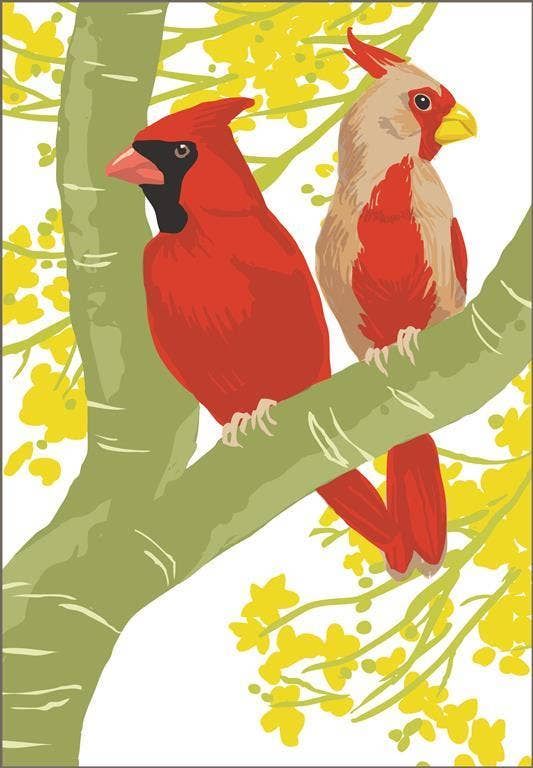 Cardinal, Pyrrhuloxia &amp; Palo Verde Desert Magnet, Type of Bird: Cardinal